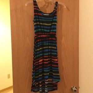Maurice’s rainbow dress